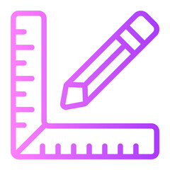 ruler gradient icon
