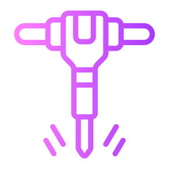 jackhammer gradient icon