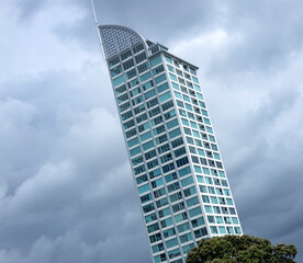 Sentinel building at Takapuna  Auckland New Zealand. Skyscraper. Apartments.