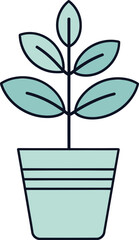 Vectorized Flora Magic A Symphony of Plant IllustrationsGreenery in Pixels Exploring Plant Life Through Vector Art
