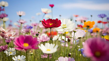 Fototapeta premium Flower meadow in spring