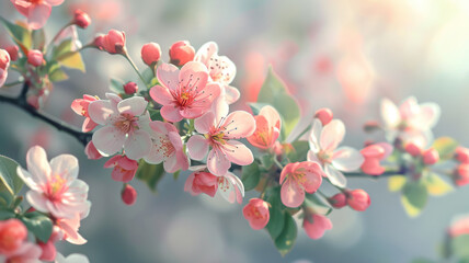 Blooming Floral Symphony on Digital Canvas