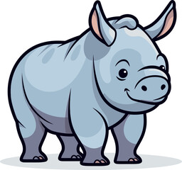 Rhino Vector Art for 3D PrintingRhino Vector Graphic for Fabric Printing
