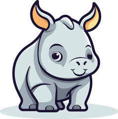 Rhino Vector Symbolic ArtRhino Vector Graphic for Branding