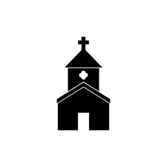 Church icon isolated on transparent background