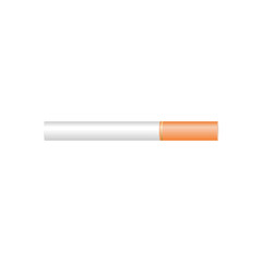 Cigarette icon isolated on transparent background