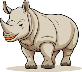 Rhino Vector Graphic Design KitRhino Vector Art for Digital Products