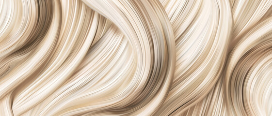 Fluid elegance, abstract waves of cream and beige intertwine in a seamless texture