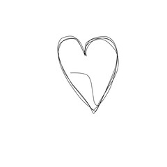 Heart One Line Drawing