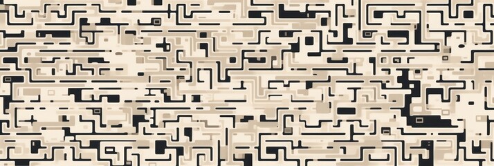 ivory microchip pattern, electronic pattern, vector illustration 
