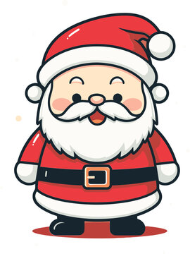 Santa Claus Vector Graphic AssortmentSanta Claus Vector Image Compilation