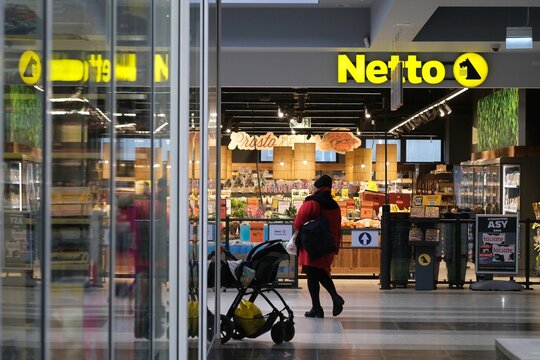 Kowale, Poland - 30 January 2024: Netto store in the shopping center