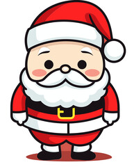 Santa Claus Vector Christmas IllustrationSanta Claus Vector Winter Graphic