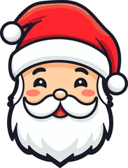 Obraz na płótnie Canvas Santa Claus Vector Christmas ArraySanta Claus Vector Winter Array