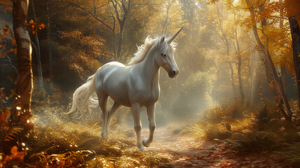 Obraz na płótnie Canvas Celestial Unicorn Path