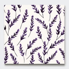Fototapeta premium lavender cool minimalistic pattern burnt lavender over ivory background 