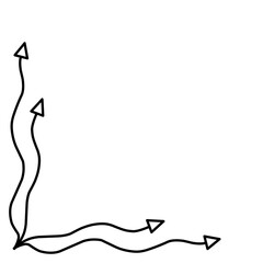 Hand Drawn Arrow Corner Border 