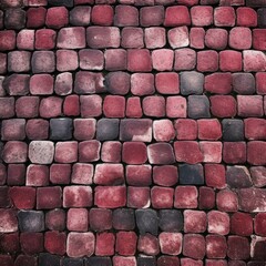 maroon wallpaper for seamless cobblestone wall or road background 