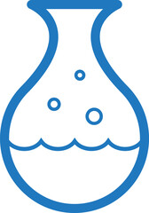 Test tube vector icon