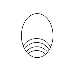 Hand Drawn Eggs Art