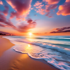 Sunrise over the sea