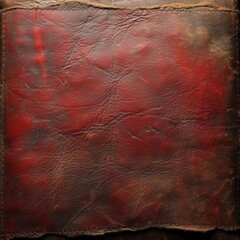 Red and black leather texture