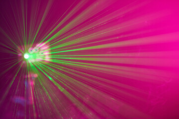 Green and Pink Neon Lights