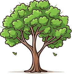 Artistic Tree Vector MelodyVector Trees with Sublime Detail