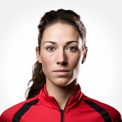 portrait of a woman athlete