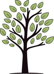Growth and Harmony Tree VectorsWhispering Woods Vector Collection