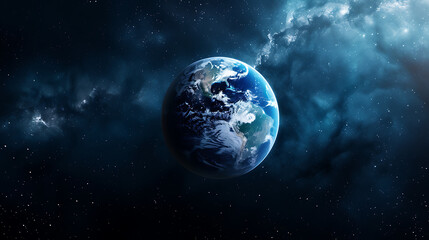Obraz na płótnie Canvas wallpapers of earth in space 3d desktop wallpaper in 