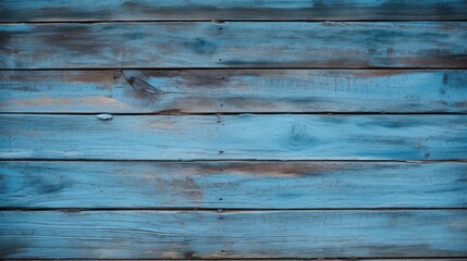 Obraz premium Blue wood texture background.