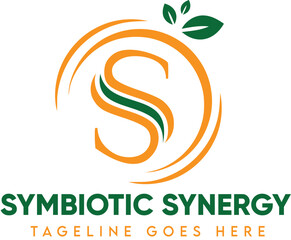 S energy logo, sustainable energy emblem