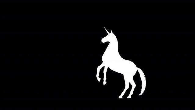Unicorn Silhouette - Pesade