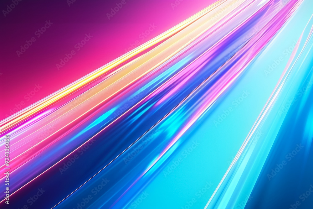 Poster abstract light in motion. background for design with selective focus and copy space.