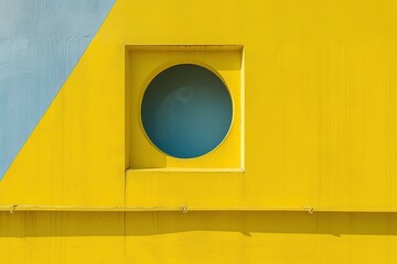 Embrace simplicity with minimalist geometric shapes. background.