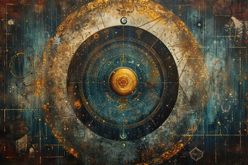 Symbols and glyphs Background.