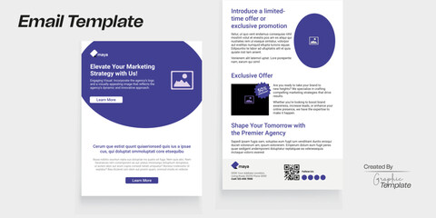 Creative Agency Email Newsletter Design