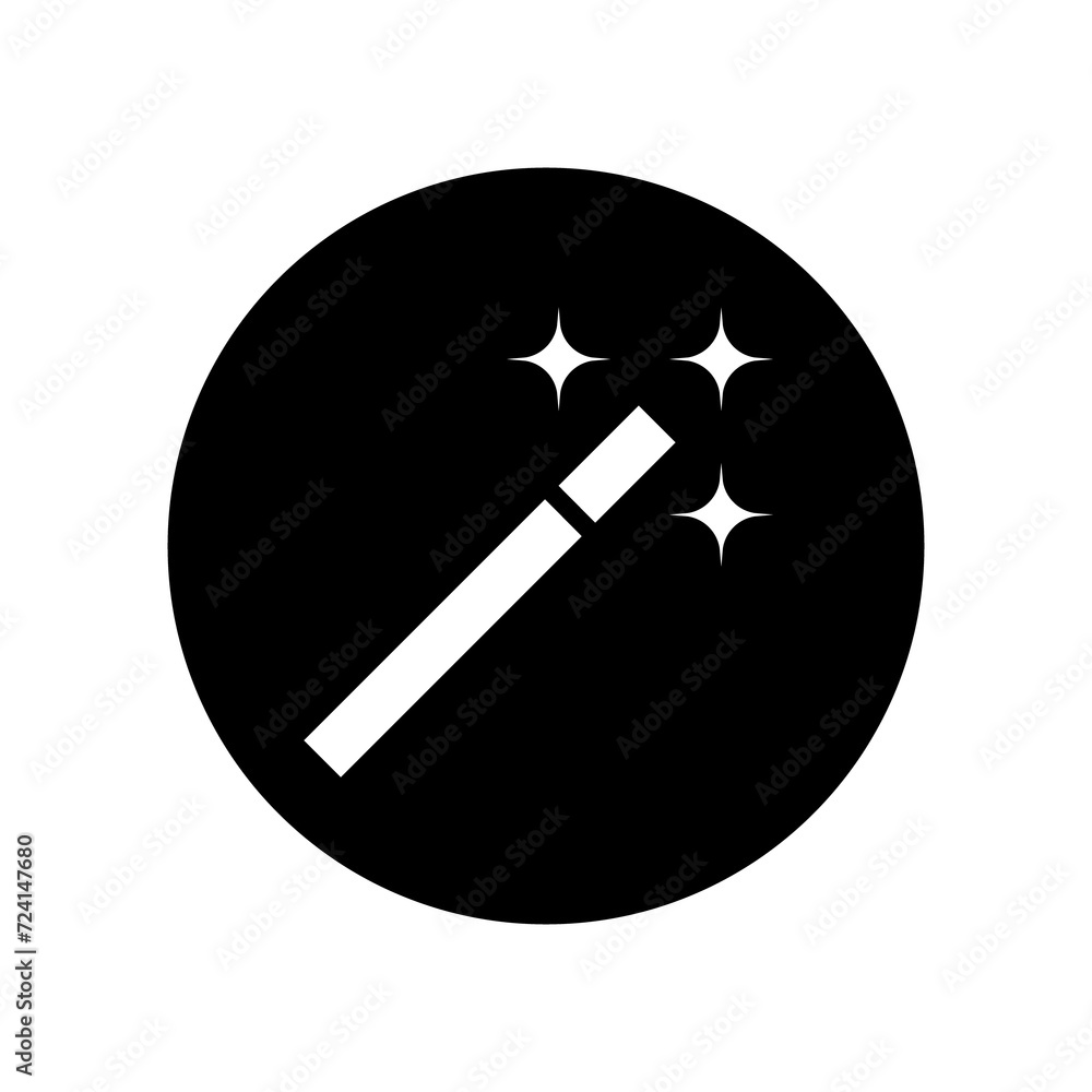 Poster ai stars icon. artificial intelligence brand. machine learning. generate images and text signs. it h