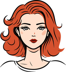 Empowered Women in Vibrant Vector GraphicsVibrant Vectors Womens Resilience Displayed