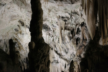 Postojna Cave is a karst complex in Slovenia, it is the largest and most visited caves in Europe with almost 21 km of caves and tunnels.