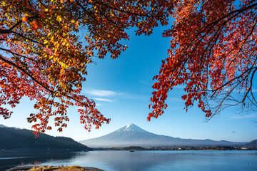 mt.Fuji in kawaguchiko lake,Kawaguchiko lake of Japan,Mount Fuji, Kawaguchi Lake, nature landscape view