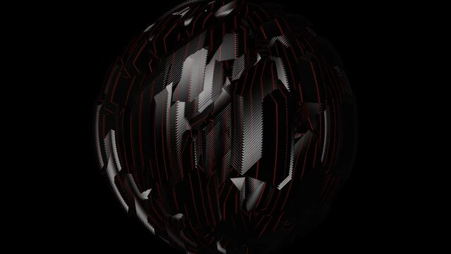 dark sphere with alpha channel