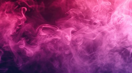Close up view of smoke on a black background. Versatile image suitable for various purposes