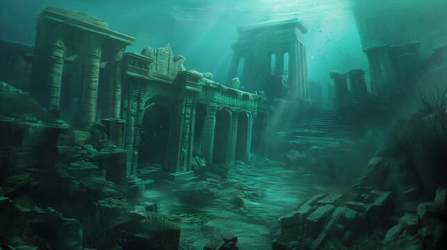 Sunken Atlantis Ruins