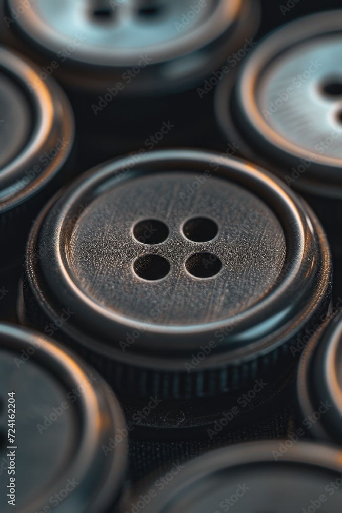 Fototapete a close-up view of a bunch of buttons. versatile and vibrant, this image can be used for a variety o
