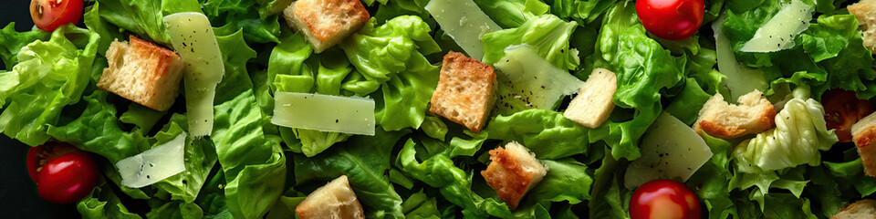 salad with croutons
 - obrazy, fototapety, plakaty