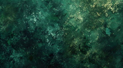 Fototapeta premium Aerial View of Green and Yellow Painting in a Room