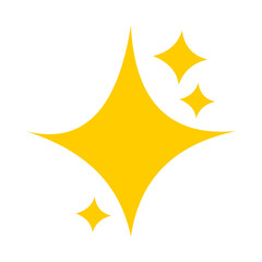 Sparkle star vector icon