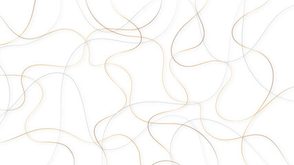 Random pattern line stroke on a transparent background. Decorative pattern with tangled curved lines.